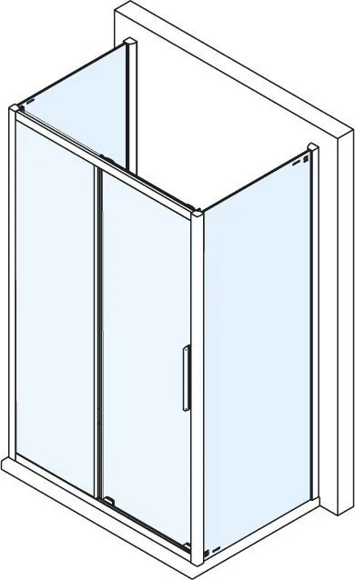 Polysan EASY, 3-stenový sprchový kút 1200x900mm, L/P varianta, číre sklo, EL1215EL3315EL3315