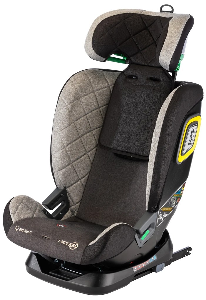 Bomimi autosedačka IDEAfix i-size 360° 40-150, metalic melange