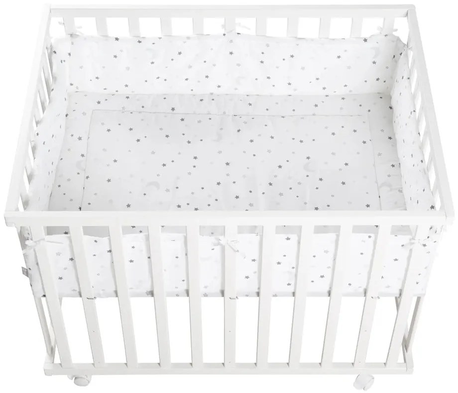 Biela detská ohrádka 100x75 cm Sternenzauber – Roba