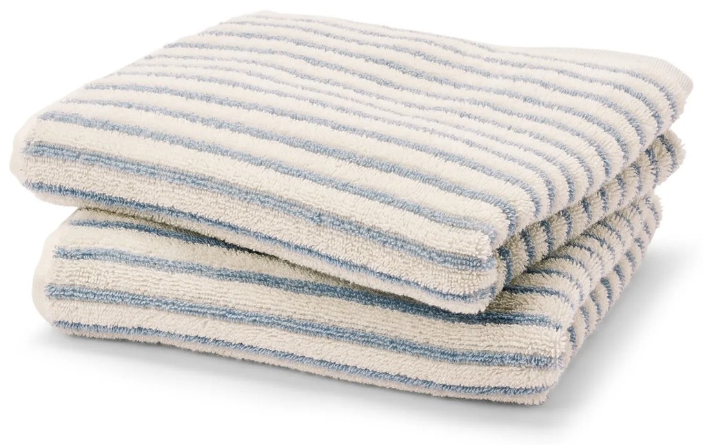 Uteráky, 2 ks, prúžkované, svetlomodré