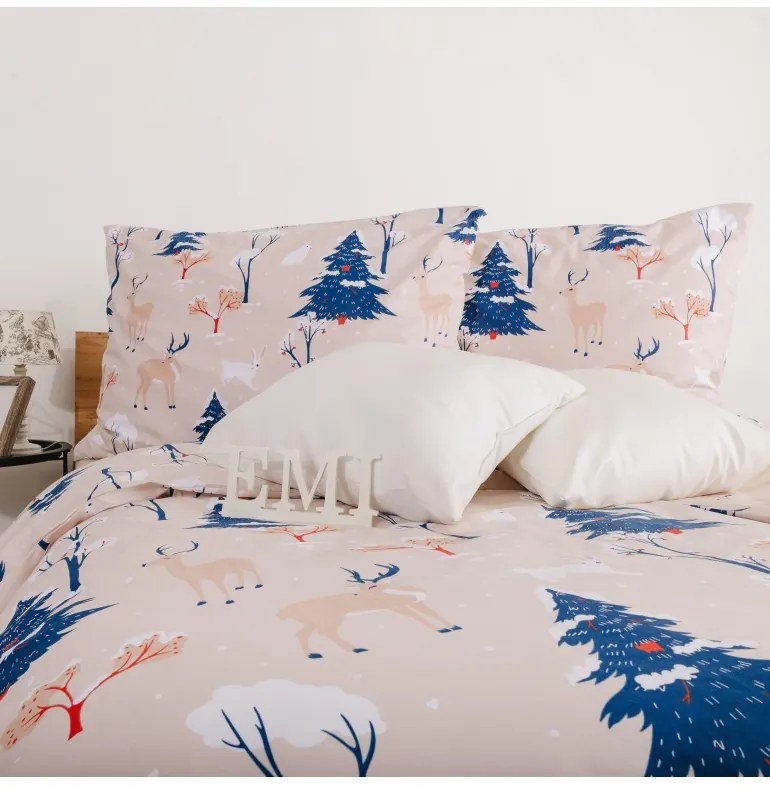 Vianočné bavlnené obliečky Frostelle EMI