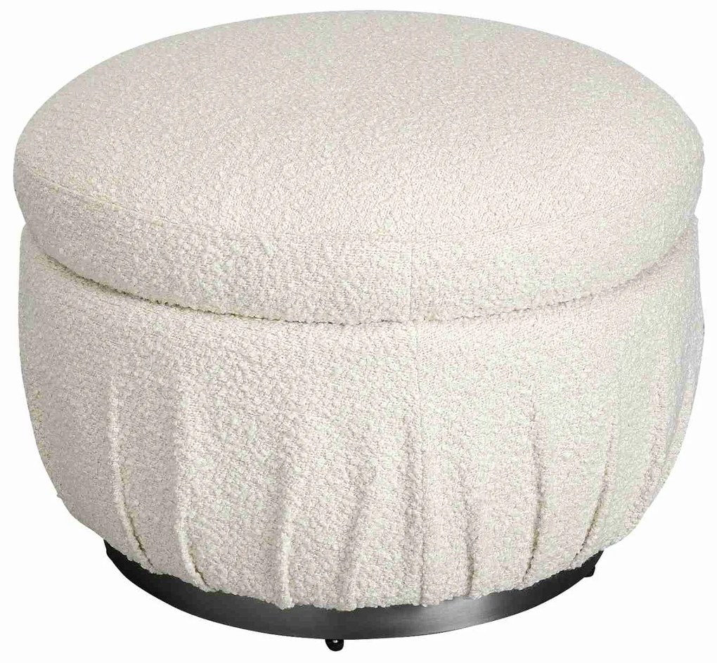 Nube Boucle taburetka biela