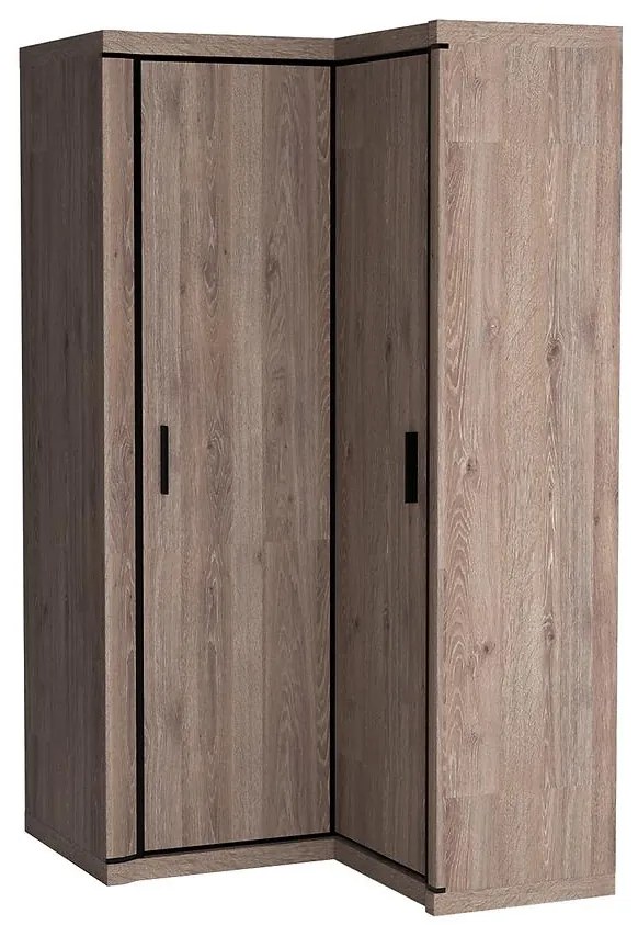 Rohová skriňa Dallas D21 hľuzový dub