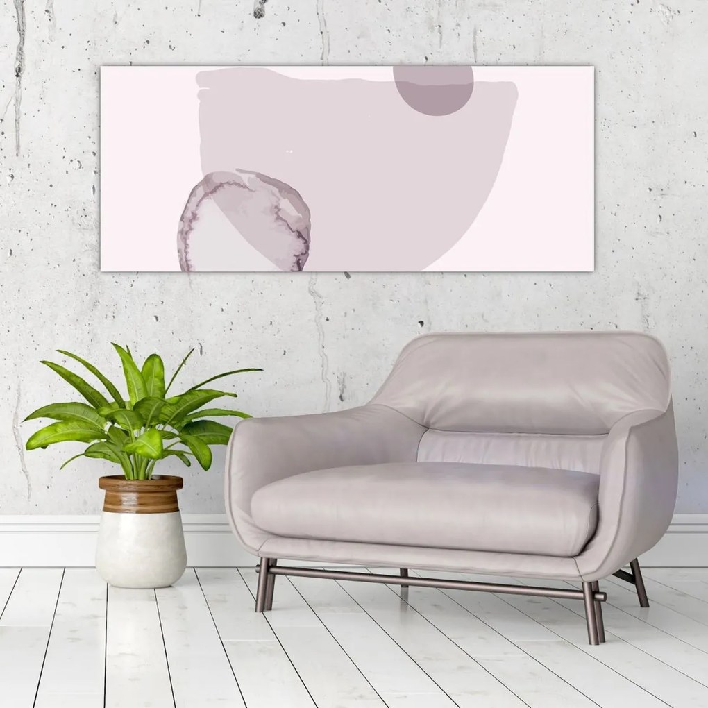 Obraz - Fialový minimalizmus N⁰2 (120x50 cm)