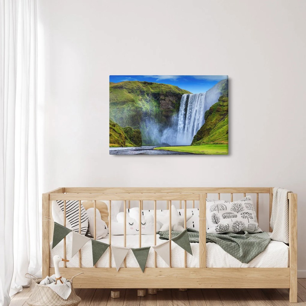 Obraz - Vodopád Seljalandsfoss (90x60 cm)