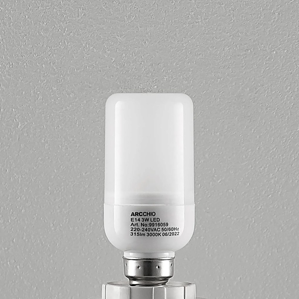Arcchio LED žiarovka tvar trubice E14 3 W 3 000 K