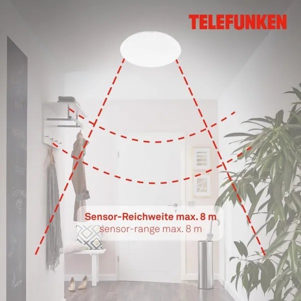 Telefunken 601306TF - LED Kúpeľňové stropné svietidlo LED/20W/230V pr. 40 cm