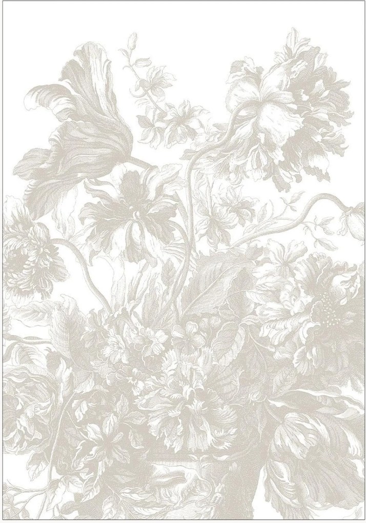 Vliesová tapeta Frans Uyterlinde - Engraved Flowers
