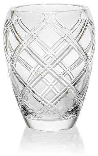 Křišťálová váza, BORDER, Gold Crystal, 23,5 cm