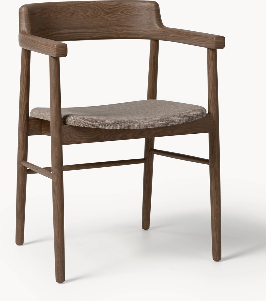 Jedálenská stolička z dubového dreva's opierkami Bohr