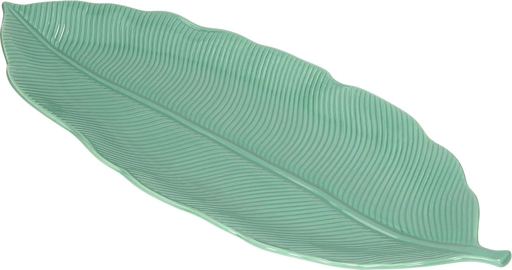 Servírovací podnos Jungle Leaves 47 cm svetlozelený