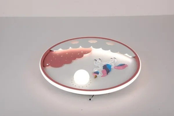 Brilagi -LED Stmievateľné detské stropné svietidlo UNICORN LED/68W/230V 3000-6000K+DO
