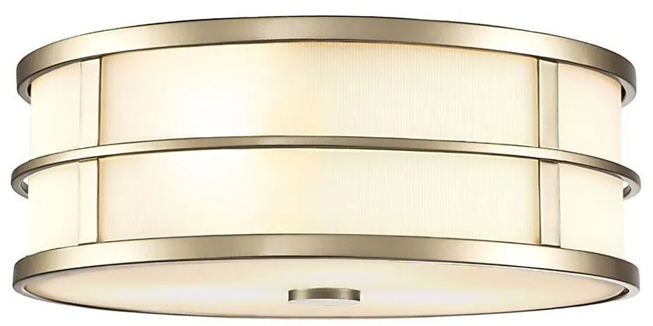 Feiss FE-FUSION-F-PNBR - Stropné svietidlo FUSION 3xE27/40W/230V priemer 34,3 cm zlaté