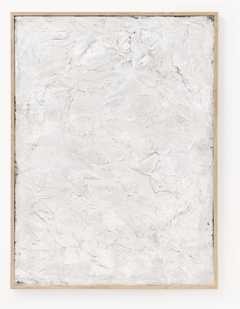 Ručne maľovaný obraz na plátne's dreveným rámom Simple Living