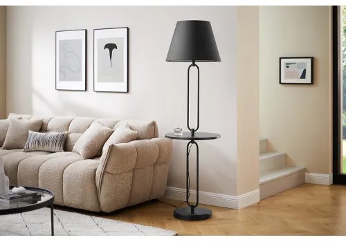 Stojaca lampa 43759 Servant 175cm Čierna - Komfort-nábytok