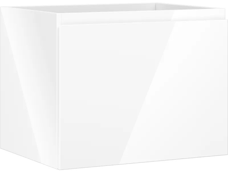 Mexen Orio, kúpeľňová skrinka 60 cm, 1 zásuvka, biela lesklá, 91A10-06047-1-BF00