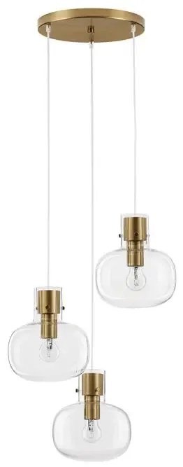 Retro luster na lanku Cinzia 30 číra