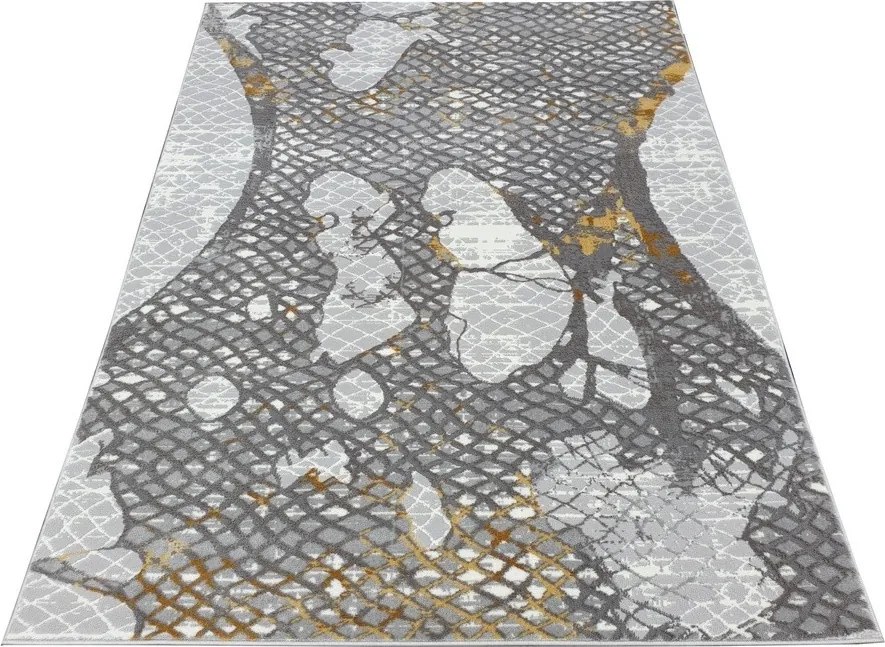 DC Koberec Texas 067 žltá sivá Rozmer: 120×170 cm