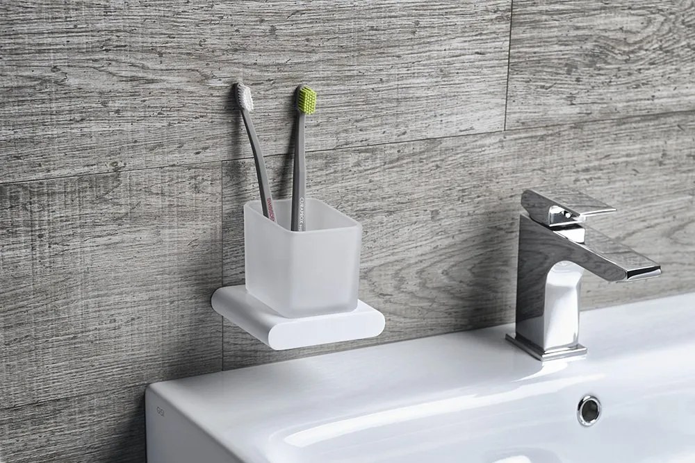 Sapho Sapho, FLORI držiak uterákov otvorený, biela matná, RF006/14