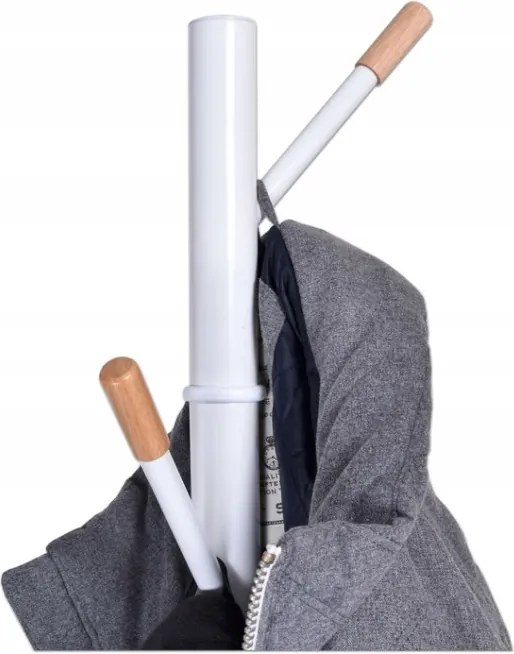 Stojanový vešiak SIMO biely