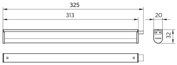 Philips - LED Podlinkové svietidlo PROJECTLINE LED/3,4W/230V 3000/4000/6500K