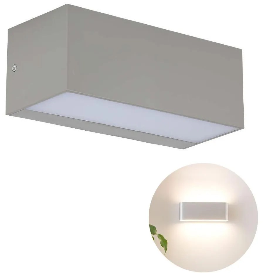 V-Tac LED Vonkajšie nástenné svietidlo LED/12W/230V 6400K IP65 VT0948