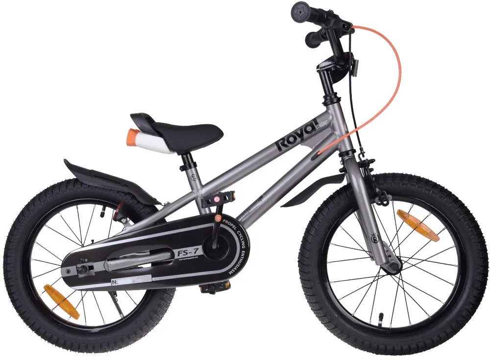 RoyalBaby Deský bicykel 16" Royal Baby Freestyle 7.0 Perfect RB16B-6 - sivý