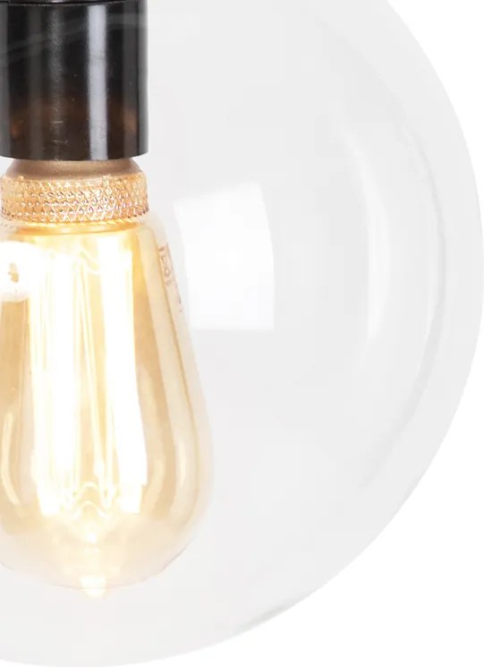 Moderné závesné svietidlo priehľadné 20 cm - Pallon