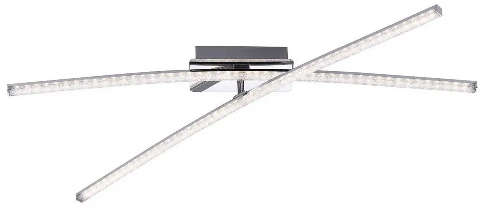Leuchten Direkt 11292-17 - LED Prisadený luster SIMON 2xLED/8W/230V lesklý chróm