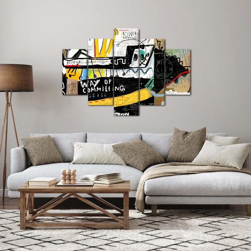 Obraz - Graffiti (150x105 cm)