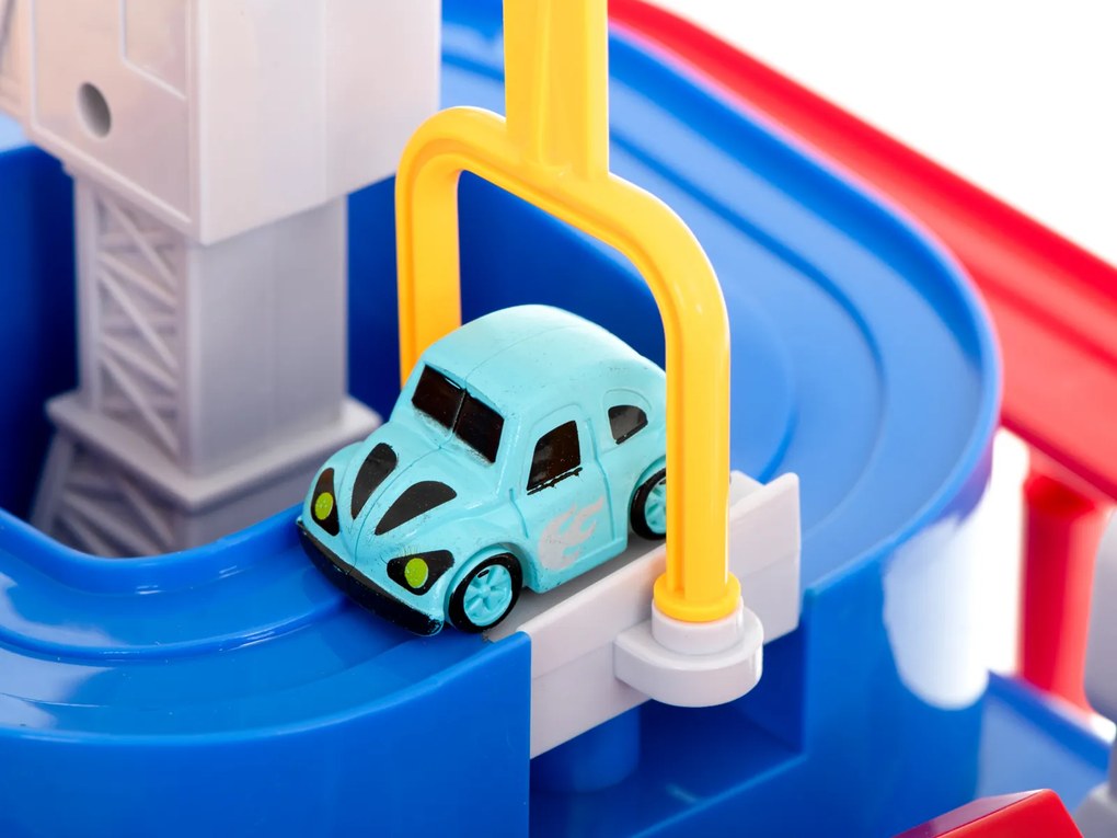 Autodráha KIK s prekážkovou garážou a 4 vozidlami