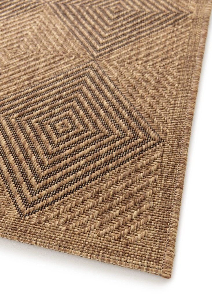 Kusový koberec Jack 28811-077 - na von aj na doma, 120x170, hnedá, chodba / predsieň, Balta