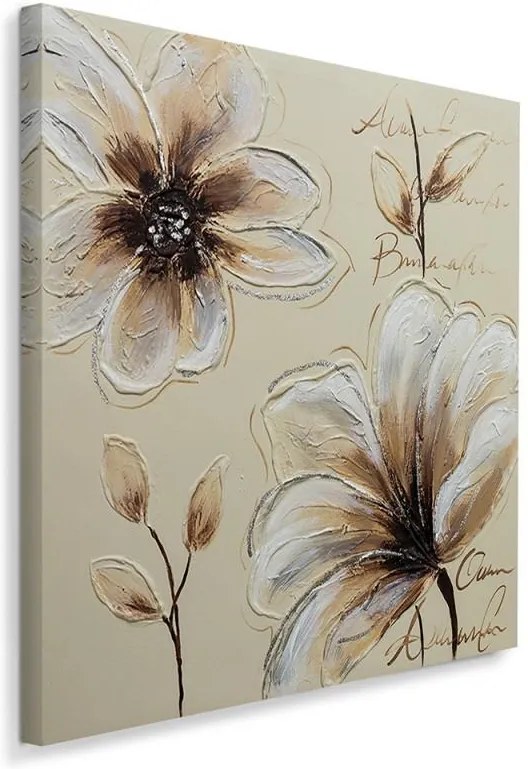 CARO Obraz na plátne - Flowers 6 20x20 cm