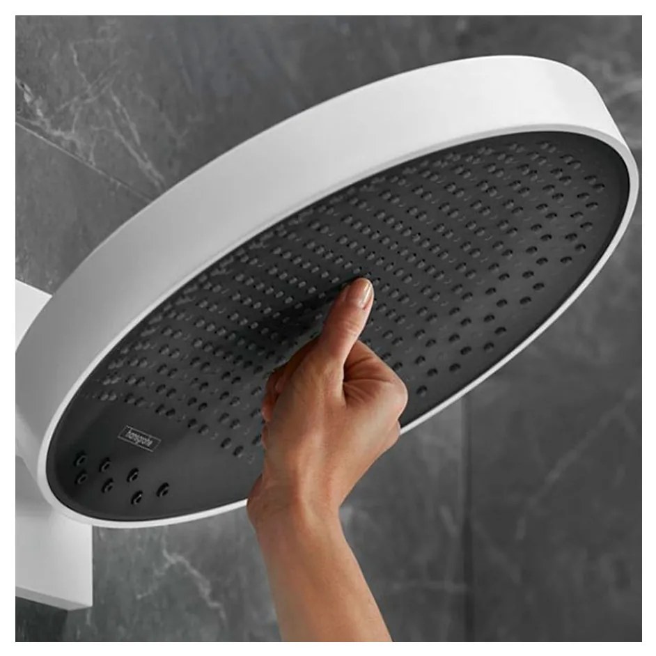 Hansgrohe Rainfinity - Hlavová sprcha 360 3jet s pripojením na stenu, leštený vzhľad zlata 26234990