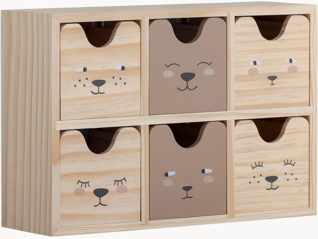 Detský organizér z borovicového dreva Calle