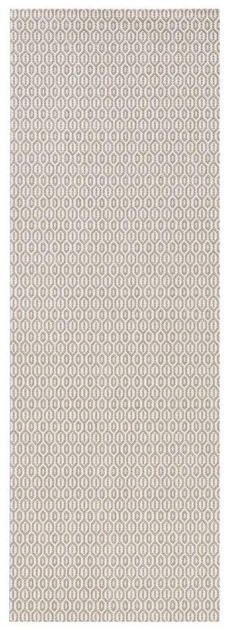 Sivý vonkajší koberec NORTHRUGS Coin, 80 x 200 cm
