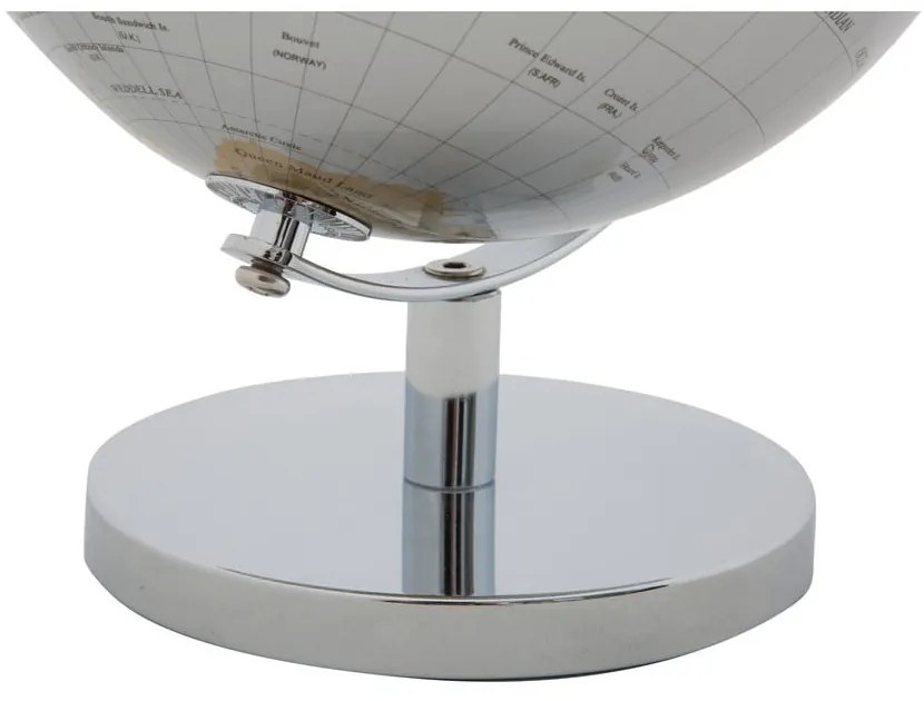 Stolová dekorácia v strieborno-zlatej farbe Mauro Ferretti Globe, výška 28 cm