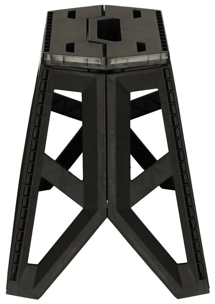 KIK KX3294 Skladacia kempingová stolička 39,5 cm, čierna