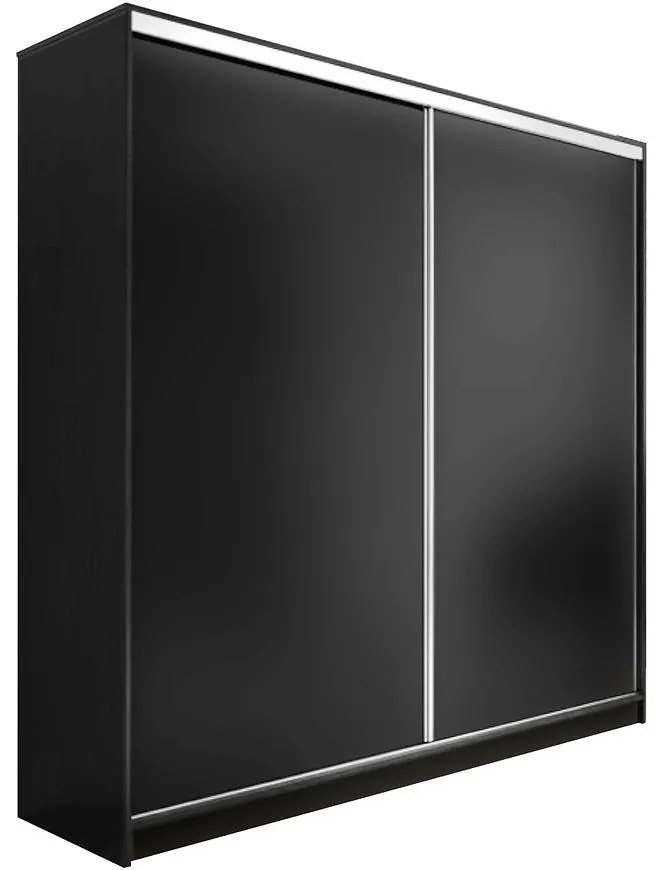 Skriňa Edyta 200 čierna