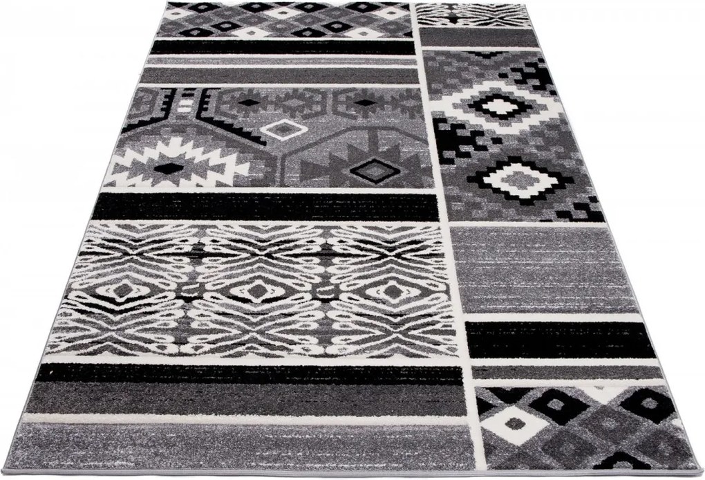 TA Koberec H110A ŠEDÁ SUMATRA rezbárstvo Rozmer: 190x270 cm