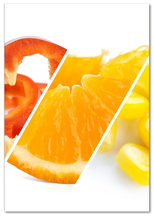 Foto obraz akrylové sklo Zelenina a ovocie pl-oa-70x100-f-106881657