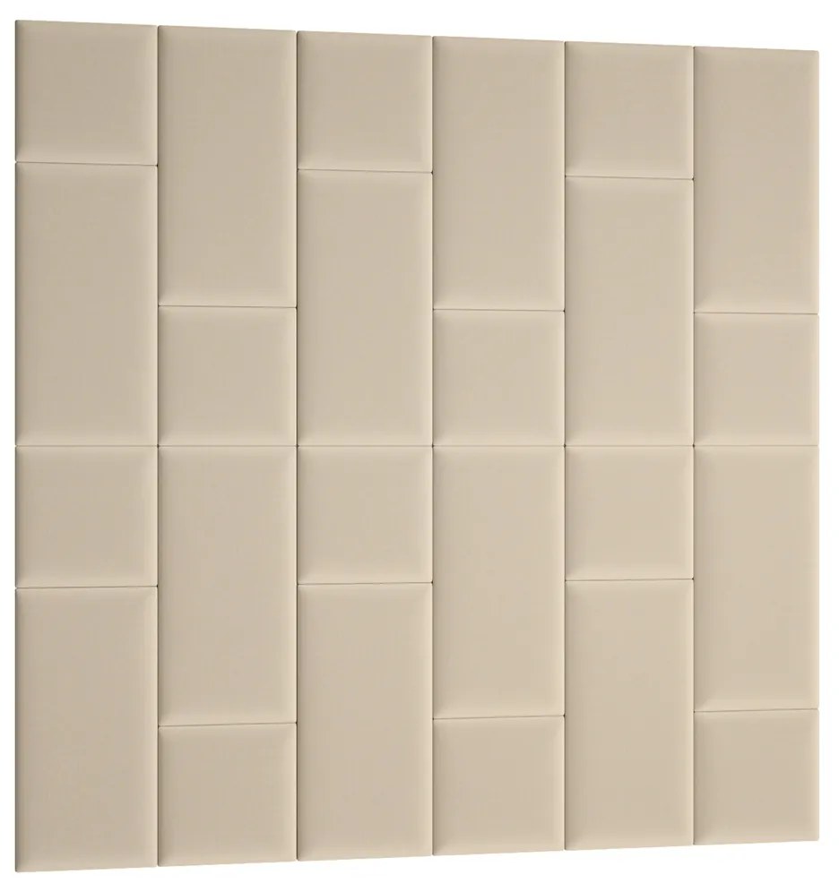 Čalúnený panel na stenu Quito 30x60 cm - béžová