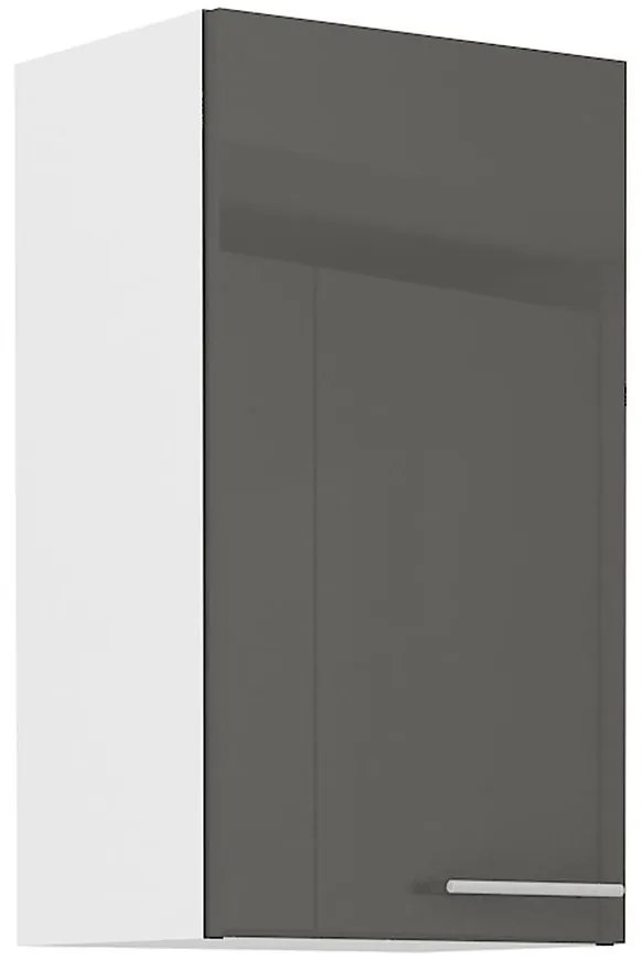 Kuchynská skrinka Lara 40g-72 1f Mdf sedá lesk