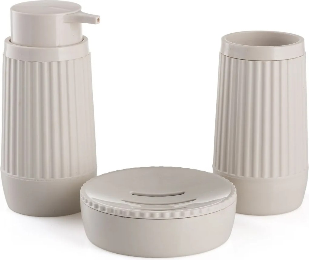 Sada kúpeľňových doplnkov Avenis, béžová