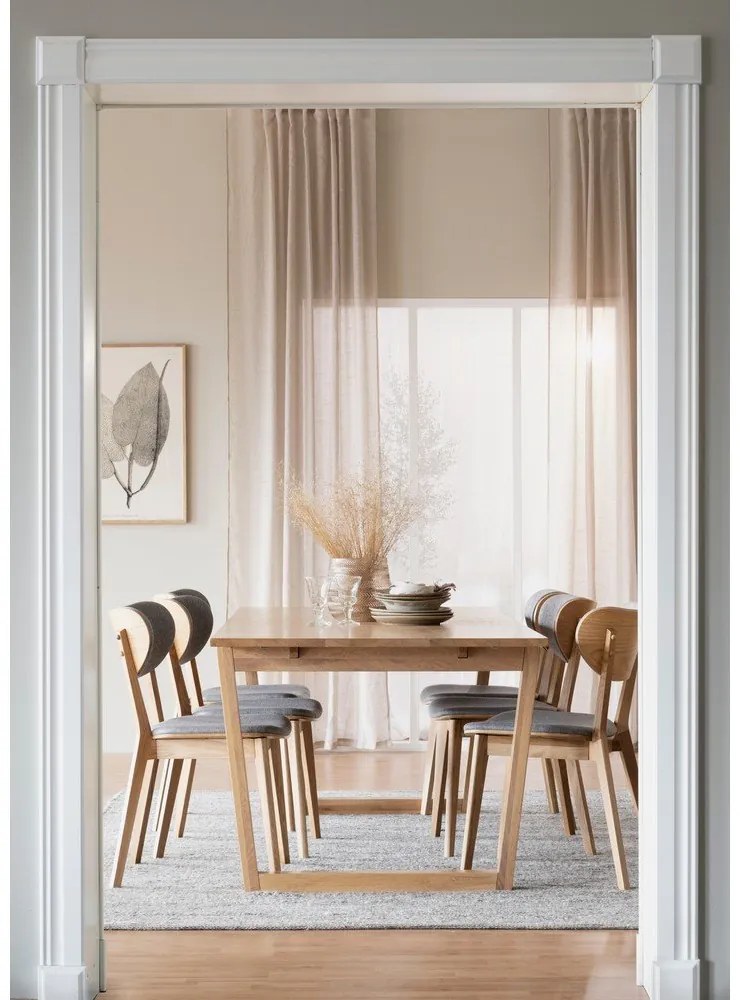 Sivé jedálenské stoličky v súprave 2 ks Kato - Rowico