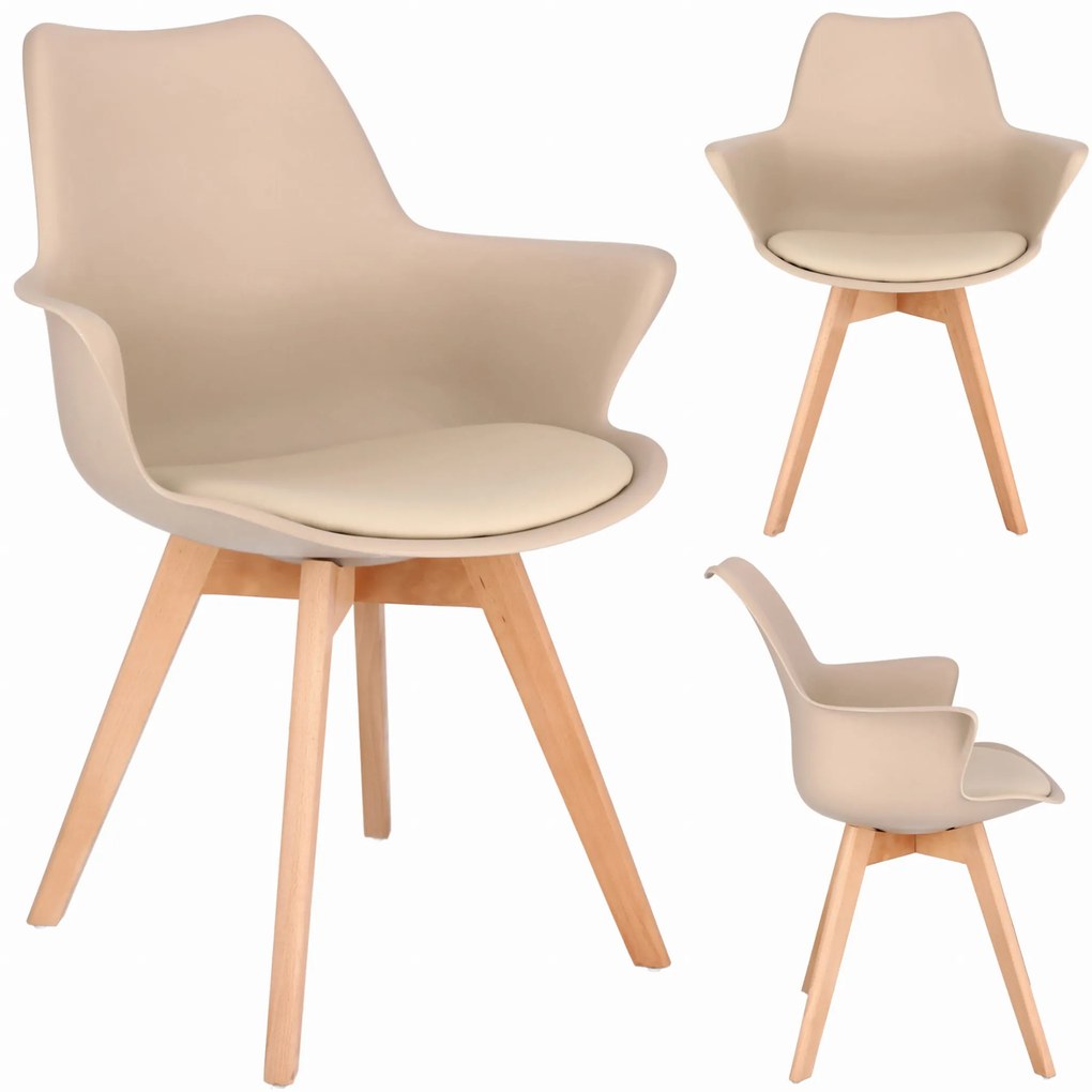 Jedálenská stolička ORLEAN - béžová