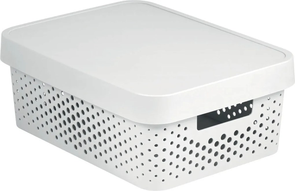 Curver Infinity 229167 Box 11 L, biely perforovaný
