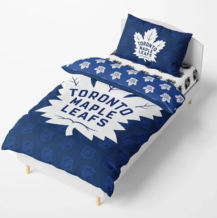 NHL Hokejové obliečky  Toronto Maple Leafs Shields 140x200/70x90 cm