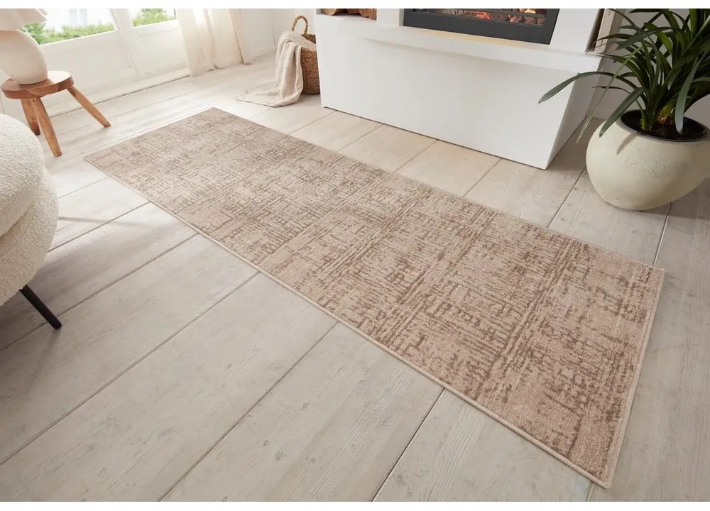 Hnedý/béžový behúň 80x200 cm Terrain – Hanse Home