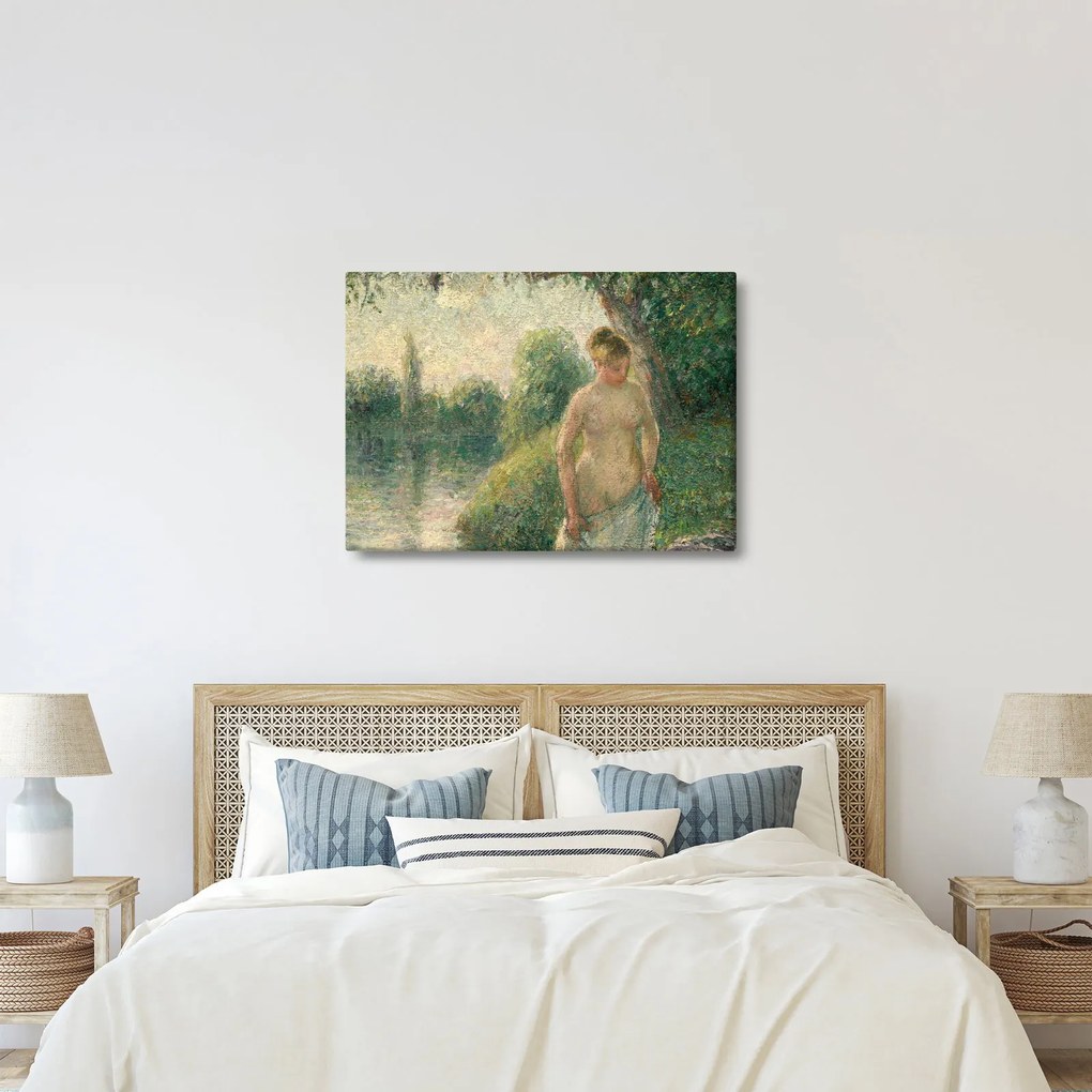Obraz - Camille Pissarro, The Bather, reprodukcia (70x50 cm)